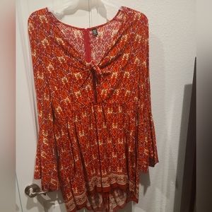 Plus Boho Romper